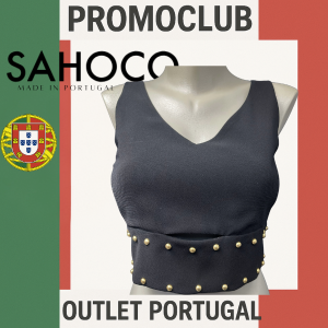 Топ Sahoco,черен, 100% полиестер, размер M, Португалия